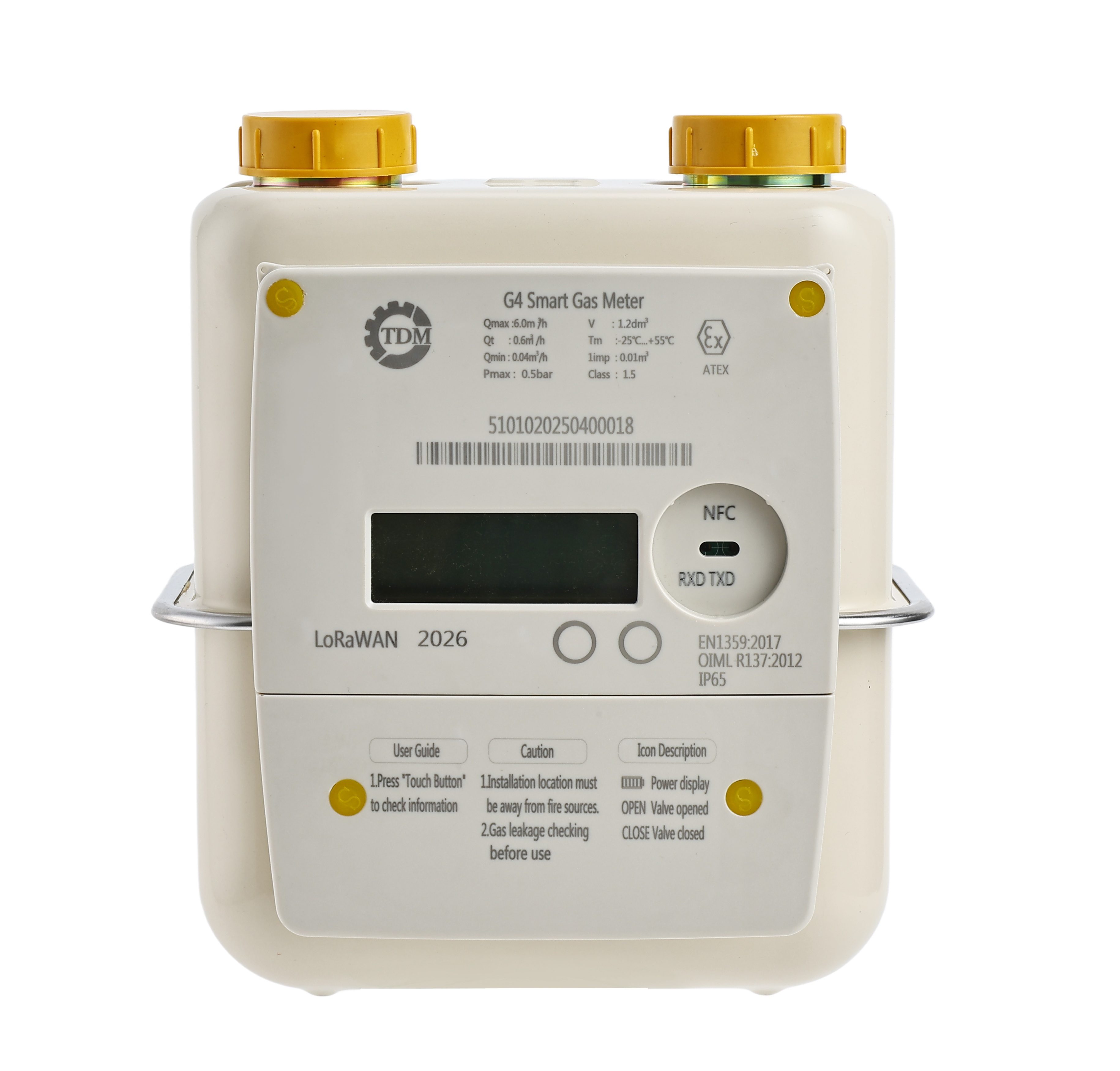 LoRaWAN smart gas meter